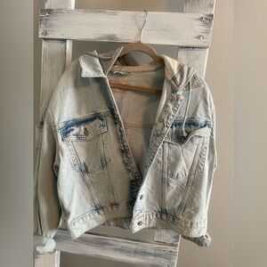 We The Free Light Blue Denim Jacket